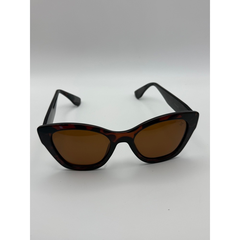 Simply Vera Vera Wang Dark Tortoise Polarized Cat Eye Sunglasses WSV61SG16G